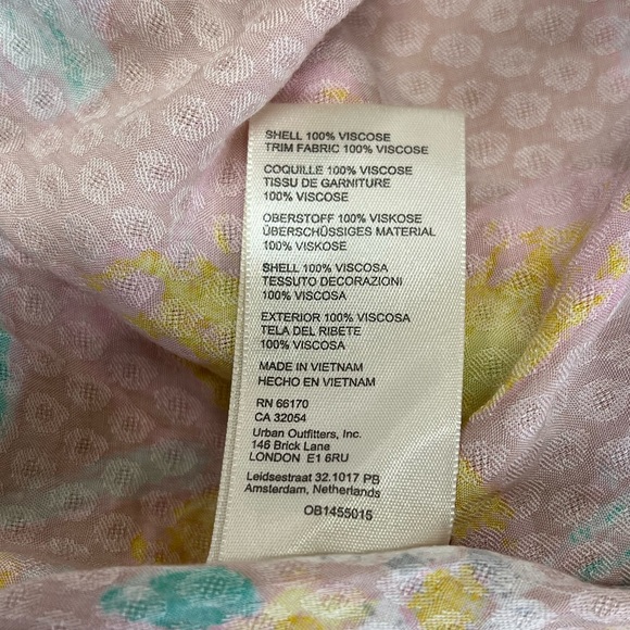 Free People Wisteria Maxi Dress Pastel Light Combo New With Tags Size Large - Picture 11 of 16